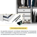 Ver imagem 3 de Guarda-Roupa Casal com 6 Portas e 6 Gavetas 201cm Multimóveis CR35494 Neve