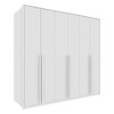 Ver imagem 2 de Guarda-Roupa Casal com 6 Portas e 6 Gavetas 201cm Multimóveis CR35494 Neve