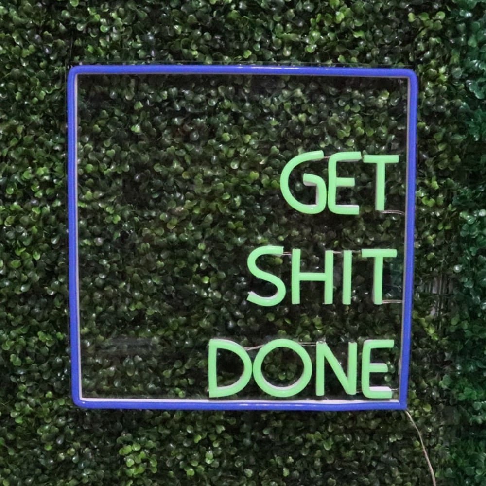 Letreiro Neon Led - Get Shit Done Hutz - 3