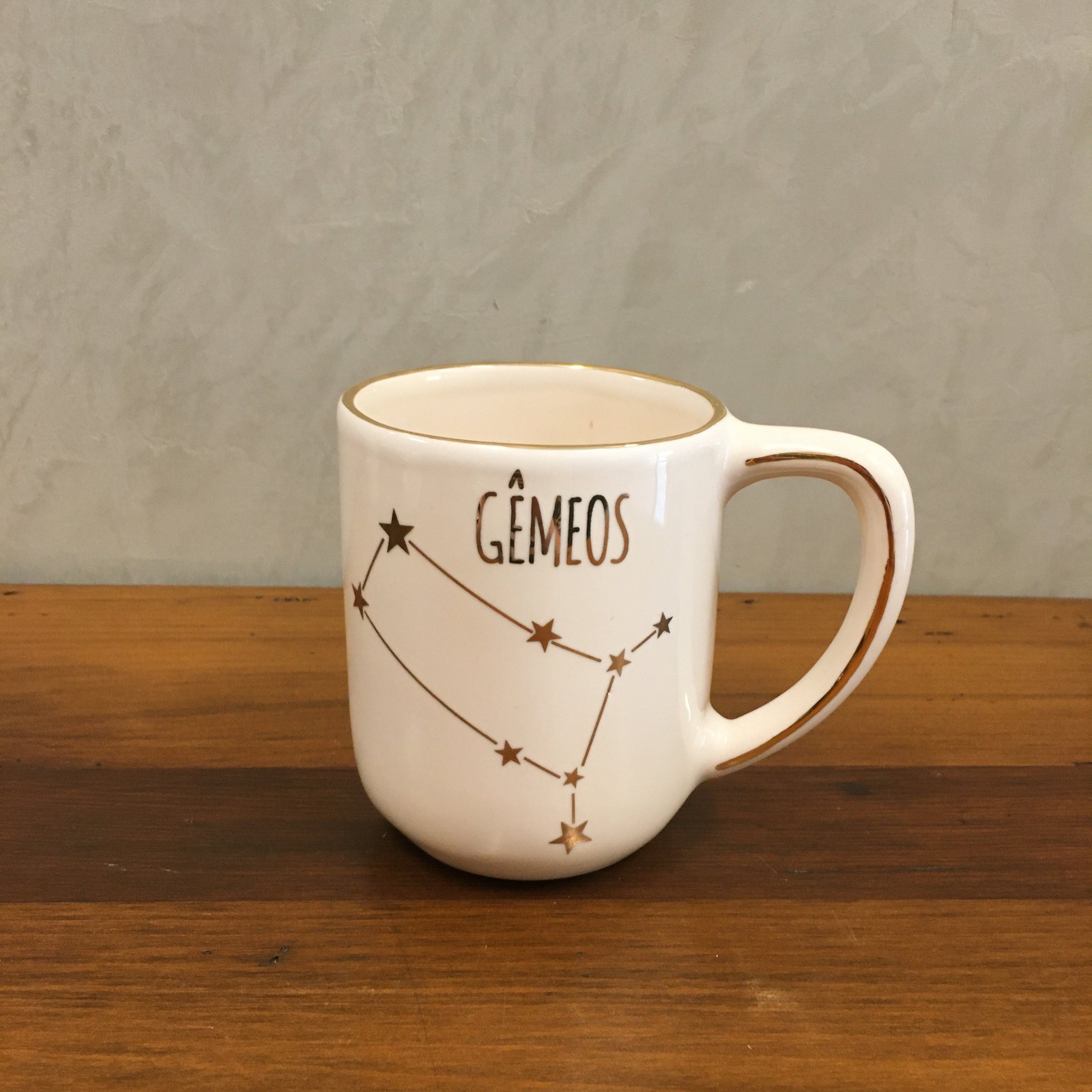 Caneca Zodiaco Em Cerâmica Luiz Salvador – 01 Peça Cancer