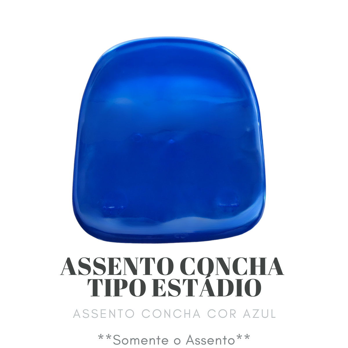 ASSENTO PARA CADEIRA CONCHA AZUL PP7 (SOMENTE O ASSENTO) - 7