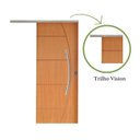 Ver imagem 4 de Porta de Correr Padrão Imbuia Belissima 6 Trilho Vision Puxador Curvo 600 Mm 92 X 210 Esquerdo