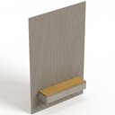Ver mais imagens de Painel Ripado para TV 75 pol com Bancada Suspensa Orgânica 180cm Slats L05 Tauari Gris Fosco - Lyam