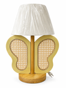 Ver imagem 3 de Abajur Infantil Borboleta com Palha Indiana | Luminária Decorativa para Quarto de Menina | Madeira