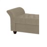Recamier Divã Morabe P04 140 cm Suede Bege TCA 941 - Amarena Móveis - 6