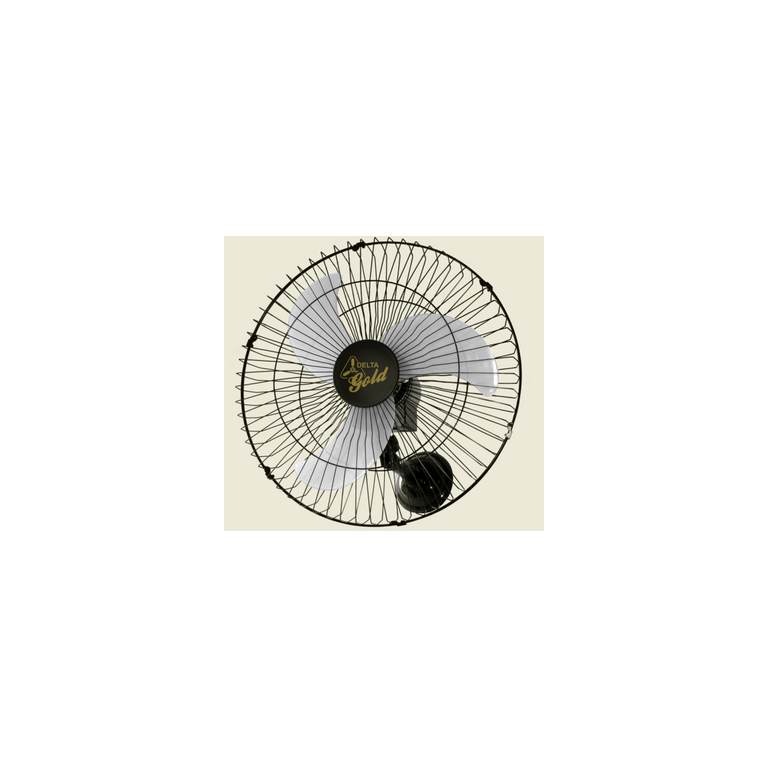 Ventilador De Parede Gold 60 cm Bivolt Aço Preto 200 W
