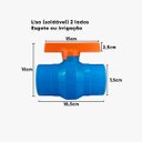 Ver imagem 3 de Registro Esfera Soldável Irrigação e Esgoto 75mm