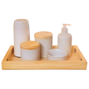 Ver imagem 1 de Kit Higiene Bebê Liso 6 Pçs - Peças Porcelana Bdj Tp Pinus