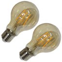 Ver imagem 1 de Lampada Led 30w Multifilamento Vintage Kit 2 Uni Decoraçao Retro Iluminaçao Sala Quarto Garagem Vara
