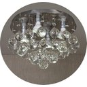 Ver imagem 4 de Lustre Cristal Legítimo K9 Redondo 30cm Diâmetro Vai Montado
