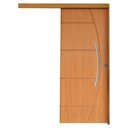 Ver imagem 2 de Porta de Correr Belissima 6 Trilho Embutir Puxador Curvo 600 Mm 110 X 210  Abertura Esquerda