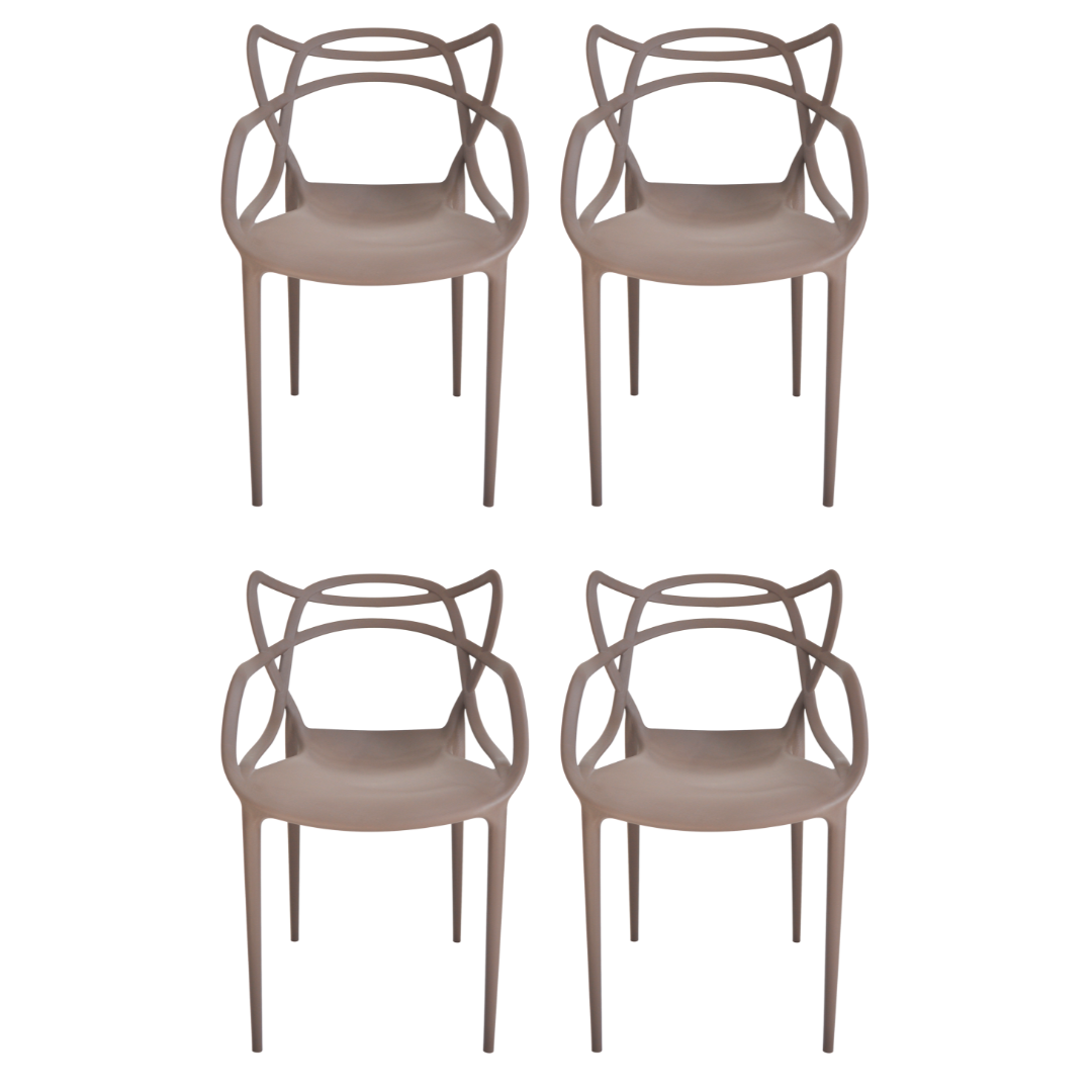 Cadeira Allegra Fendi - Kit com 4