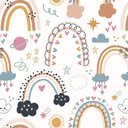 Ver imagem 4 de Papel de Parede Autocolante Infantil Boho - 10m