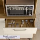 Ver mais imagens de Cozinha Compacta 6p 2g 180 Cm Ferrara Freijo Soft Ktp