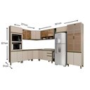 Ver imagem 7 de Cozinha Henn 15 Peças (5 Armários + 3 Balcões + 2 Paneleiros + 5 Complementos) C15p01 Duna/