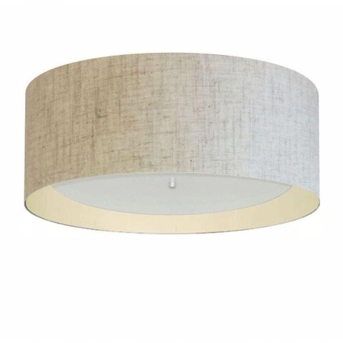 Plafon para Banheiro Cilíndrico Sb-3008 Cúpula Cor Rústico Bege Bege