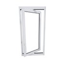 Ver imagem 3 de Janela Vitrô Capelinha de Alumínio Branco 80x50 Cm Linha Veneza