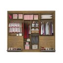 Ver imagem 2 de Guarda Roupa Casal Athos 6 Portas 100% Mdf D`doro Móveis -ypê