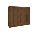 Ver imagem 1 de Guarda Roupa Casal Athos 6 Portas 100% Mdf D`doro Móveis -ypê