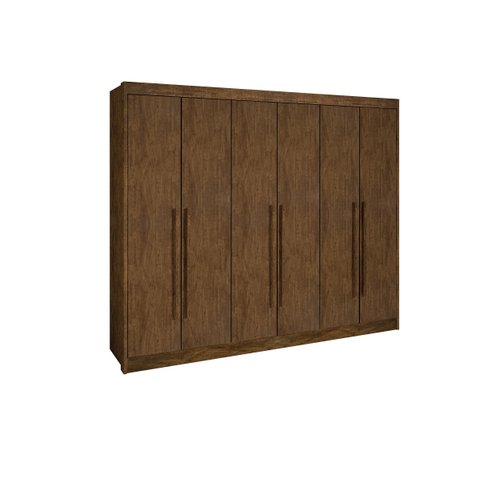Guarda Roupa Casal Athos 6 Portas 100% Mdf D`doro Móveis -ypê