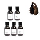 Ver imagem 1 de Kit Frascos Viagem 100ml Âmbar Shampoo Hidratante Prático