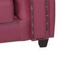 Ver imagem 5 de Jogo de Sofá Chesterfield Vinho + 2 Poltronas - 70x230x59 / 70x102x59cm
