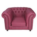 Ver imagem 2 de Jogo de Sofá Chesterfield Vinho + 2 Poltronas - 70x230x59 / 70x102x59cm