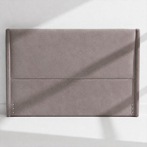 Cabeceira King 205cm Soft Lisa Veludo Nobre Avelã - Sallar Home