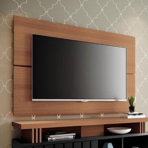Painel Bancada Suspensa para Tv até 50 Polegadas Briz Hb Móveis Nature
