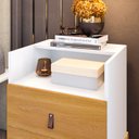 Ver imagem 2 de Mesa de Cabeceira com 1 Nicho e 2 Gavetas Domus Yescasa