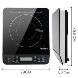 Duxtop Fogão de Indução Portátil 1800w com Tela Lcd e Toque, Preto - 8