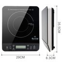 Ver mais imagens de Duxtop Fogão de Indução Portátil 1800w com Tela Lcd e Toque, Preto
