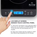 Ver imagem 5 de Duxtop Fogão de Indução Portátil 1800w com Tela Lcd e Toque, Preto