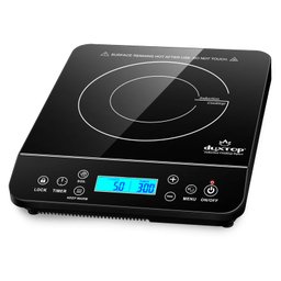 Duxtop Fogão de Indução Portátil 1800w com Tela Lcd e Toque, Preto - 1