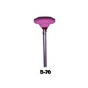 Ver imagem 4 de Kit Ponta Abrasiva Rosa 5 Pçs Micro Retífica- Dremel Haste Ø1/8"