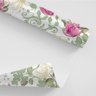 Papel De Parede Adesivo Floral Rosa Ramos Verdes - 12m - 3