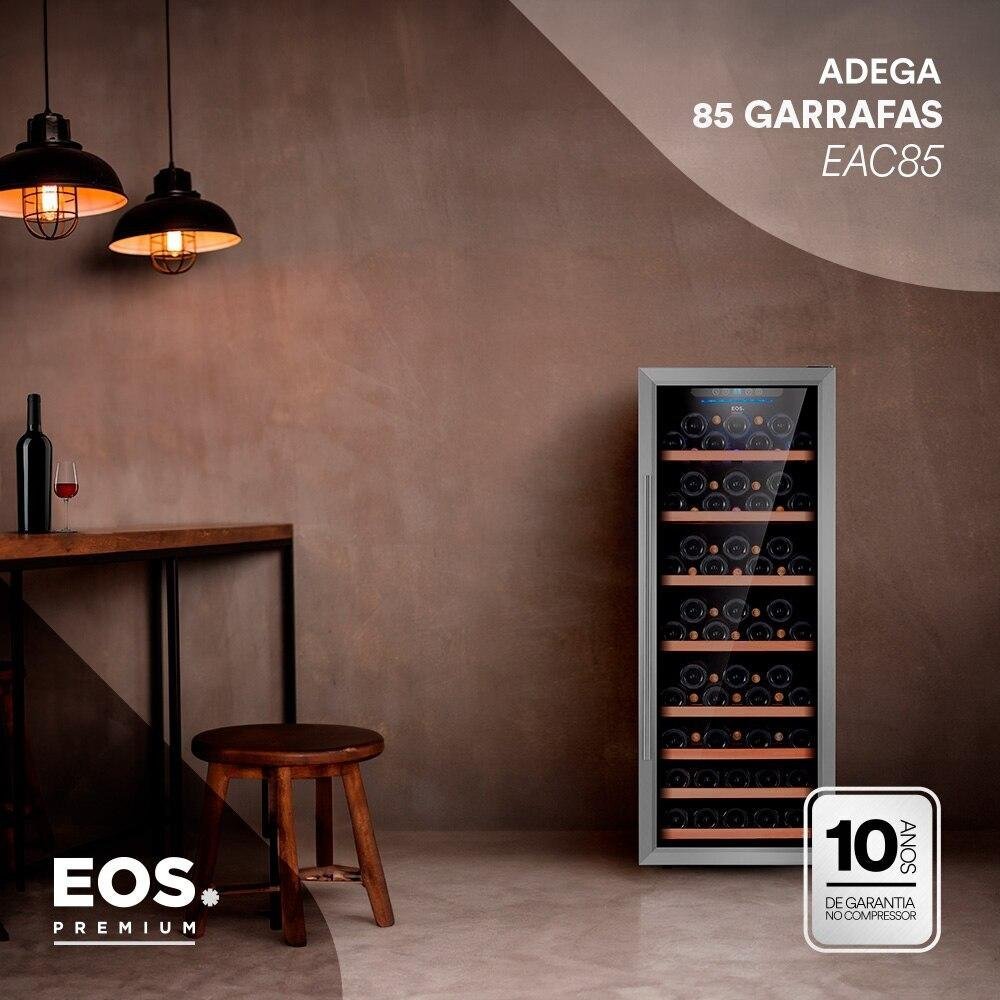 Adega Climatizada de Embutir 85 Garrafas Eos Premium com Compressor Eac85 220v - 4