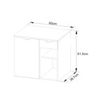 Ver imagem 5 de Gabinete para Banheiro com 1 Gaveta - Branco