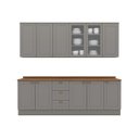 Ver imagem 4 de Cozinha Compacta Americana 5 Peças com 3 Gavetas 100% Mdf