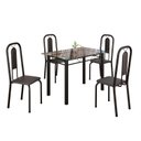 Ver imagem 2 de Conjunto de Mesa Tubular com 4 Cadeiras Lívia Preto