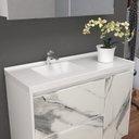 Ver imagem 4 de Gabinete de Banheiro 90cm com Lavatório e Armário Ref 910