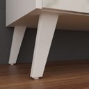 Ver imagem 6 de Gabinete de Banheiro 90cm com Lavatório e Armário Ref 910 Branco/Thassos