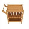 Carrinho Multiuso Server C/ Rodízios Madeira Cor Natural Ofertamo - 5