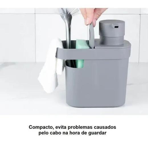 Porta Detergente Esponja Organizador E Rodinho De Pia F6048 - 2