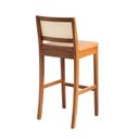 Ver mais imagens de Kit 4 Banquetas com Encosto e Apoio para Pés Tiê CabeCasa MadeiraOriginals