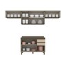 Cozinha Compacta 4 Peças com Duplo Aéreo Basculante 100% Mdf - 3