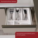 Ver imagem 7 de Cozinha Compacta 4 Peças 100% MDF com Duplo Aéreo Basculante e Tampo para Balcão Pia 120cm Connect
