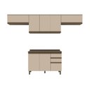 Ver imagem 4 de Cozinha Compacta 4 Peças com Duplo Aéreo Basculante 100% Mdf