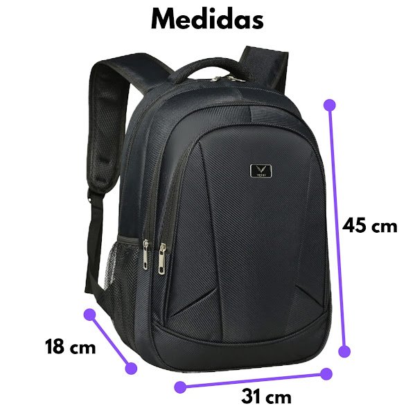 Mochila Notebook Masculina Alça Reforçada Faculdade Trabalho - 5