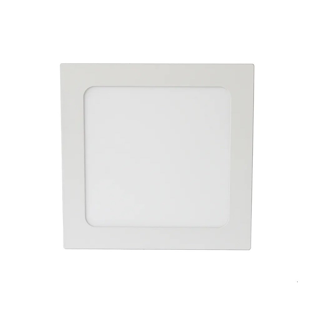Plafon de Led 12w 4000k Quadrado Embutir Bivolt 17x17cm - 1